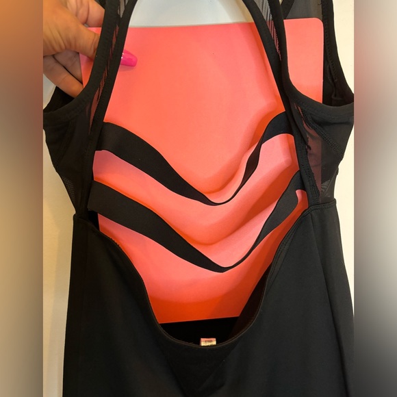 FABLETICS Active All the way Stretch Fitted Semi Sheer Strappy Back Dress - XS - Picture 4 of 8